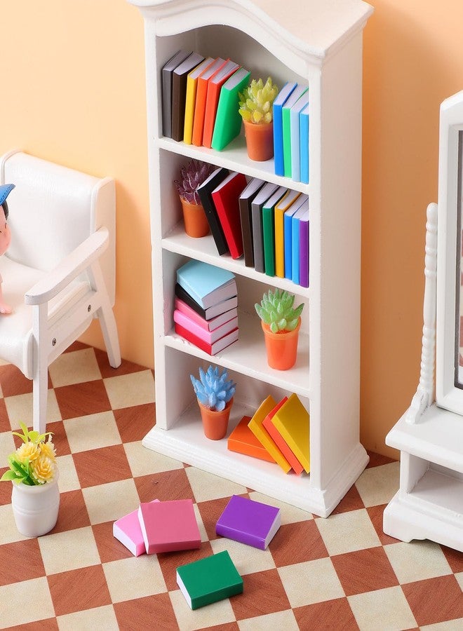 JECOMPRIS Miniature Dollhouse Books 32Pcs Colorful Tiny Mixed Color Mini Books 1 12 Scale Small Doll Accessories for Dollhouse Decoration and Craft - Image 4